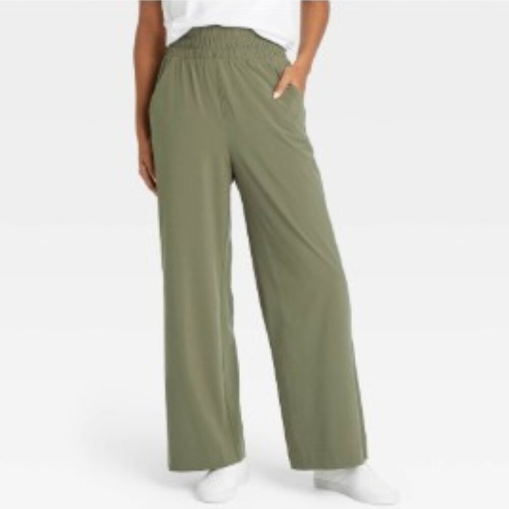 all in motion Olive Green Wide-Leg Pants MP